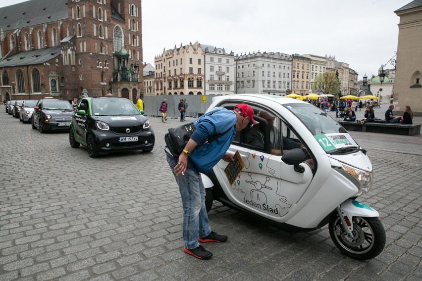 Rajd samochodów elektrycznych z Krakowa do Zakopanego