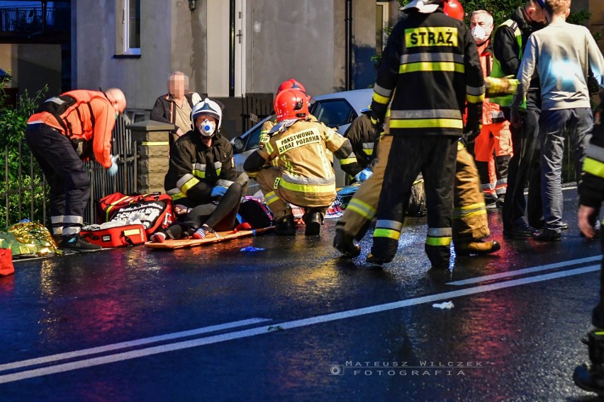 Wypadek w Makowie Podhalańskim, w wyniku którego rannych...