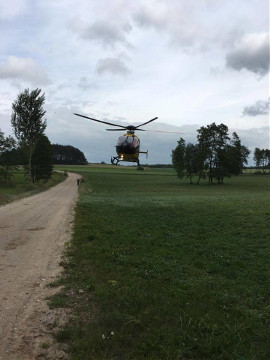 Wypadek w miejscowości Laudańszczyzna