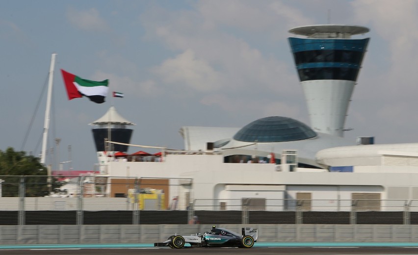 Nico Rosberg na torze Yas Marina