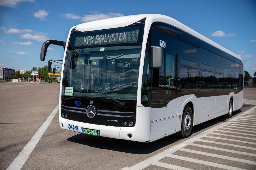 W sierpniu 2020 roku spółka KPK testowała autobus...