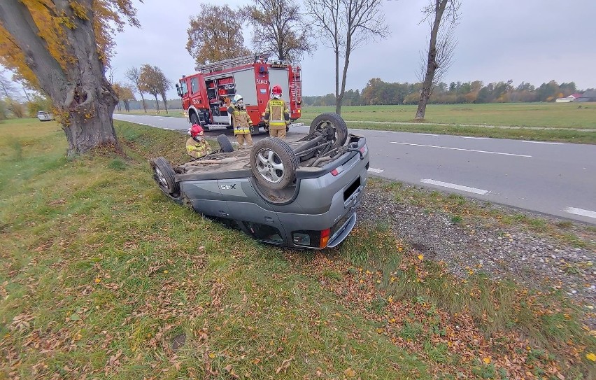 Jak podają strażacy z OSP Różan, w tym zdarzeniu nikt nie...