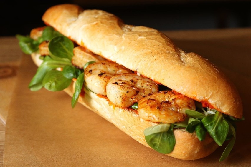 Bocadillo de gambas...