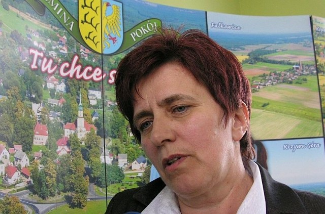 Barbara Zając, wójt Pokoju.