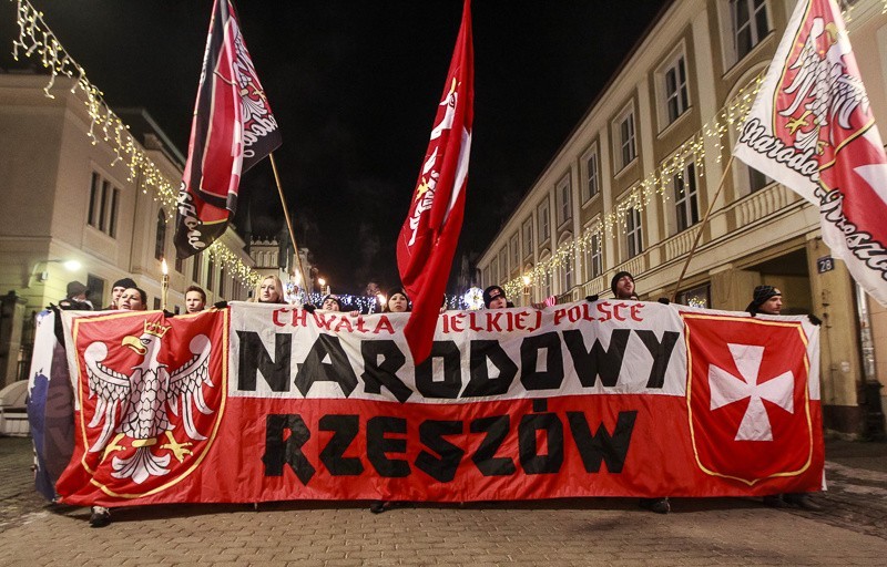 Marsz narodowców w Rzeszowie