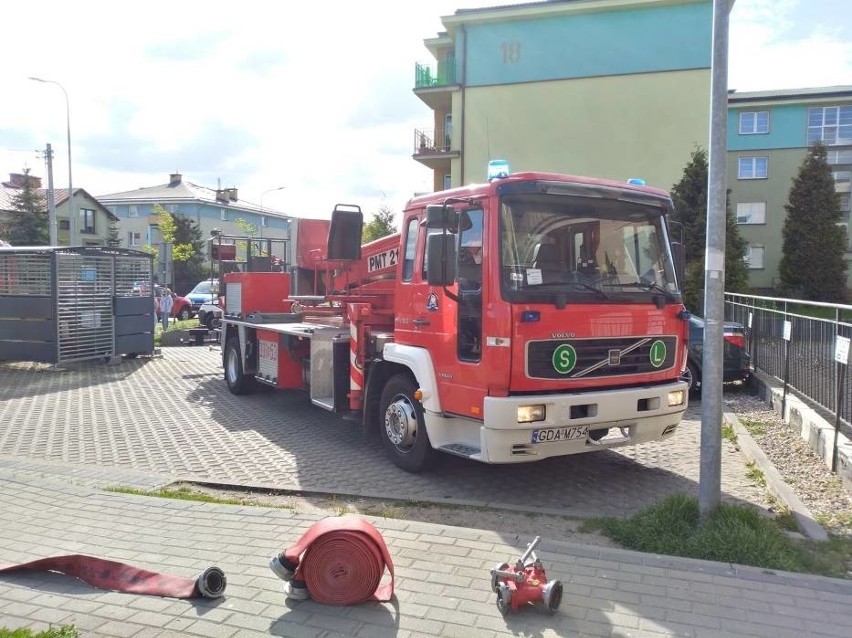 Pożar mieszkania w Pruszczu Gdańskim. Zapaliła się...