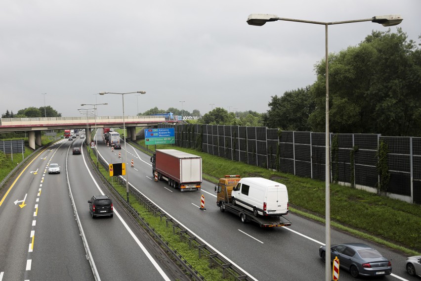 Uwaga kierowcy. Nie zjedziecie z autostrady A4 w kierunku centrum Krakowa!