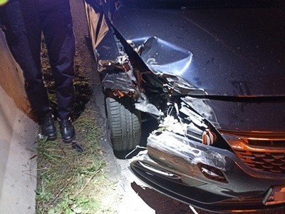 Karambol na S8. W kolizji ucierpiało aż sześć aut. Do zdarzenia doszło w Niegowie 10.10.2022. Zdjęcia