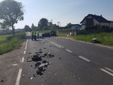 Śmiertelny wypadek na DK 42 w gminie Masłowice. Nie żyje 49-letni kierowca