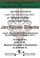 Spotkanie z Janem Karpielem Bułecką w Muzeum Okręgowym w Sandomierzu 