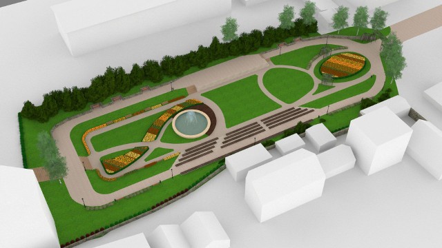 Wizualizacja koncepcji rewitalizacji przygotowana została przez Autorską Pracownię Architektury CAD z Warszawy