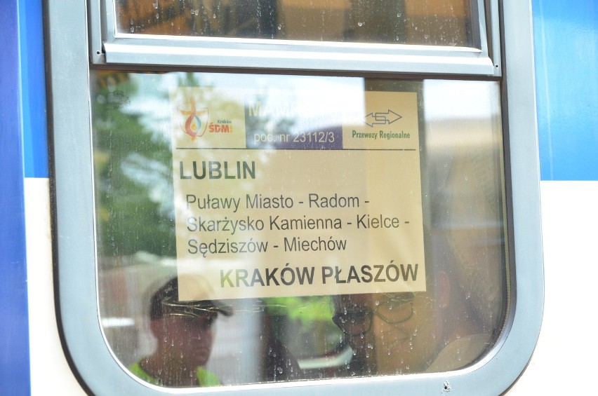 Pielgrzymi w drodze na ŚDM do Krakowa