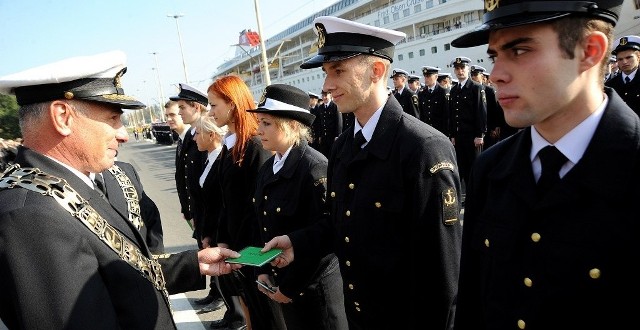 O godzinie 11 rozpoczęła się inauguracja roku akademickiego Akademii Morskiej.