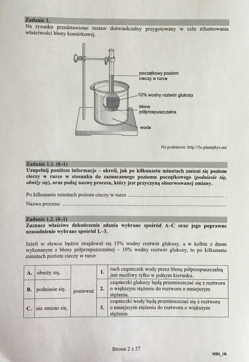 Matura 2018 BIOLOGIA [PODSTAWA, ROZSZERZENIE]. Odpowiedzi i ARKUSZ CKE w serwisie EDUKACJA