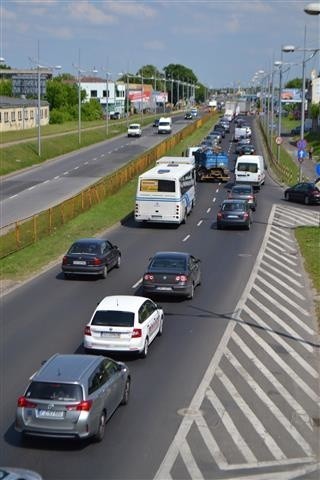 Częstochowa tkwi w korkach