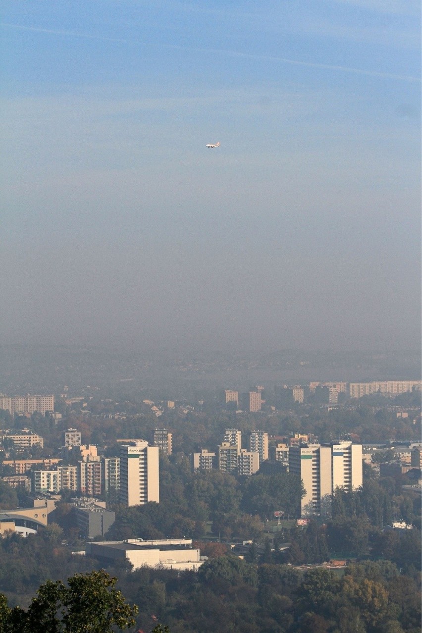 Smog nad Krakowem, październik 2013 r.