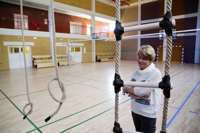 Ta sala będzie służyła dzieciom oraz mieszkańcom wsi. Będzie tu można organizować turnieje sportowe i aerobik - mówi Elżbieta Łyszkiewicz, dyrektorka Zespołu Szkół w Sobolewie.