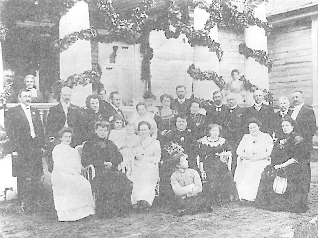 Brańczyce, czerwiec 1911 rok, posiadłość Jerzego Bułhaka. Wśród gości jest Maria z Rozwadowskich Górska