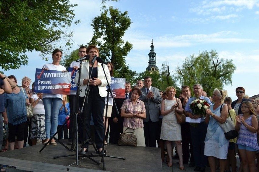 Beata Szydło z PiS odwiedziła Kłobuck