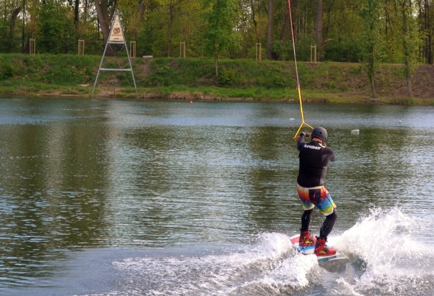 Wyciąg wakeboardowy w Sosnowcu działa już trzy lata