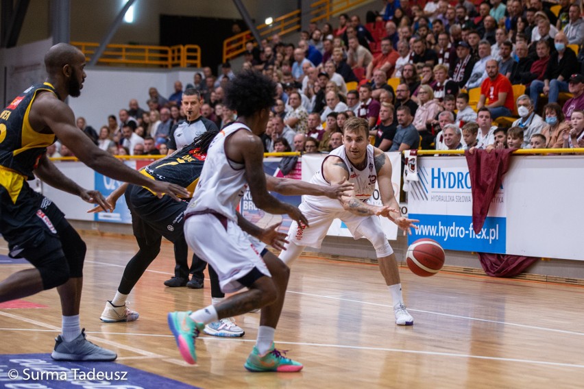 PGE Spójnia Stargard - Trefl Sopot 82:94. Gospodarze bez prowadzenia. ZDJĘCIA