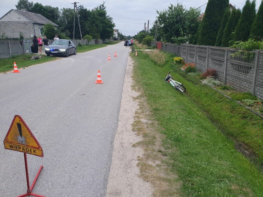 Poważny wypadek w gminie Słupia Konecka, nieprzytomna 15-latka zabrana śmigłowcem do szpitala