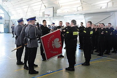 Katowice: Ślubowanie 50 nowych policjantów [ZDJĘCIA]