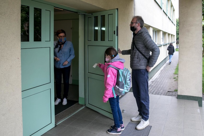 Tak powrót do szkoły znów otwieranej dla uczniów klas I-III...