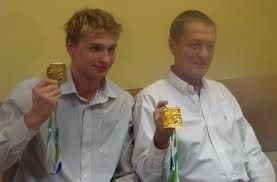 Radosław Kawęcki i jego trener Jacek Miciul mają ochotę na zdobycie kolejnych medali