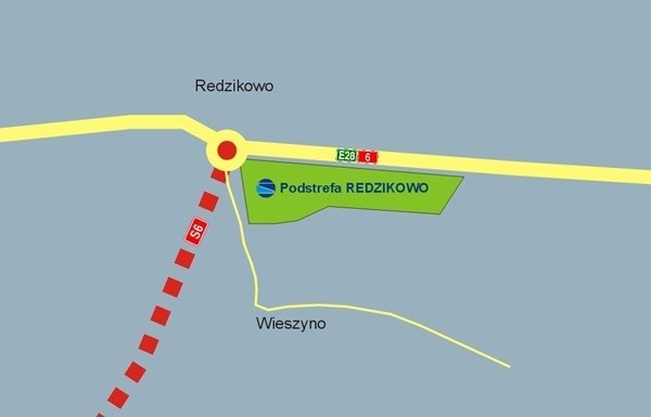 Lokalizacja SSSE w Redzikowie.