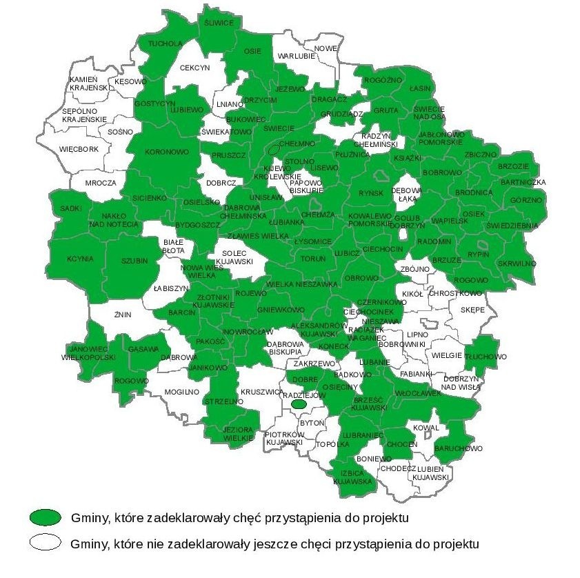 Większość kujawsko-pomorskich gmin przystąpiła do programu...