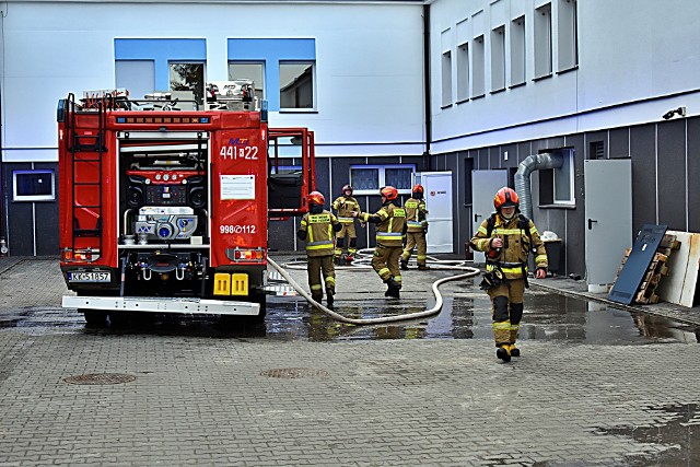 Pożar w szpitalu wybuchł w pralni