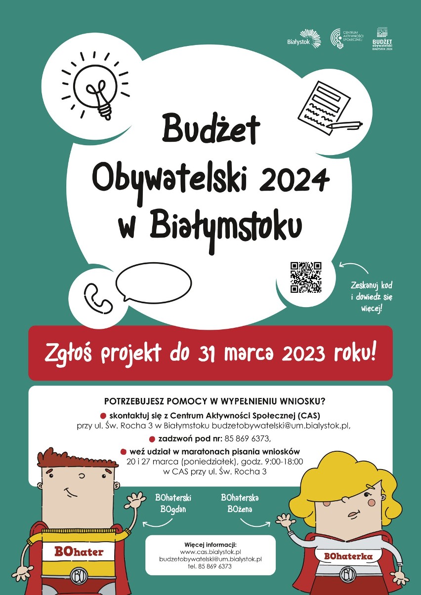 Budżet Obywatelski 2024 w Białymstoku. Ostatnie dni na...