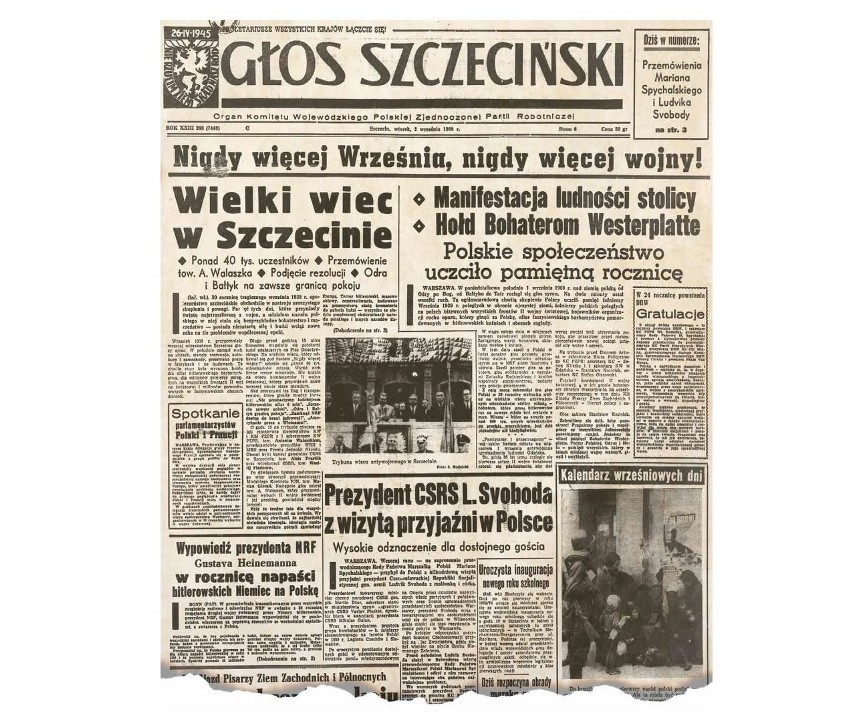 Pierwszy numer "Głosu Szczecińskiego" ukazał się 75 lat temu. Zobacz archiwalne okładki!