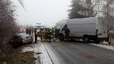 ŚLISKO! Karambol na granicy powiatów nowosądeckiego i gorlickiego