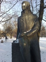 Zimowy psikus w Parku J. Kochanowskiego