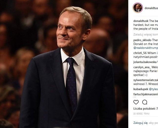 Donald Tusk Zalozyl Konto Na Instagramie W Dniu Swoich 61 Urodzin Kasia Tusk Do Ojca Trzymaj Sie Zoltodziobie Zdjecia Dziennik Baltycki