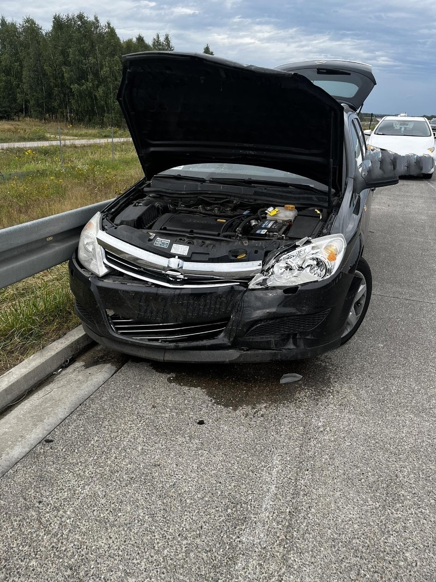 Wypadek na autostradzie A1 miał miejsce 26 sierpnia w...