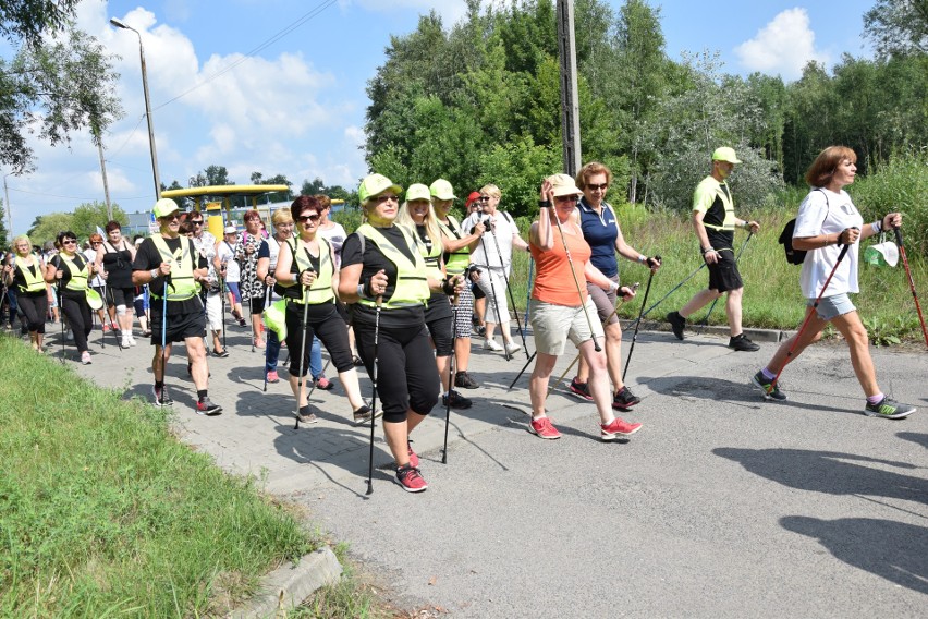 Marsz nordic walking w Zawierciu