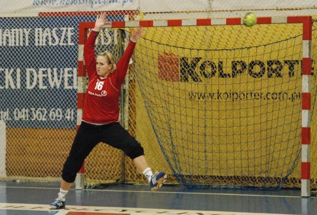 W bramce KSS Kielce w drugim meczu z Ruchem Chorzów dobrze spisywała się Paulina Kozieł.