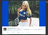 Modelka Playboy'a April Summers kibicuje Interowi Mediolan [ZDJĘCIA]