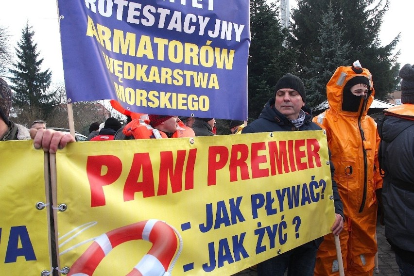 Protest w Warszkowie, 23 stycznia 2015 r.