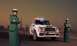 Brabus B63S w barwach policji z Dubaju