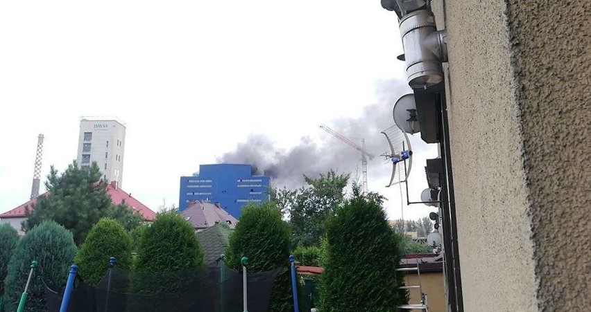 Pożar w KWK Knurów-Szczygłowice. Nad kopalnią unosiły się...