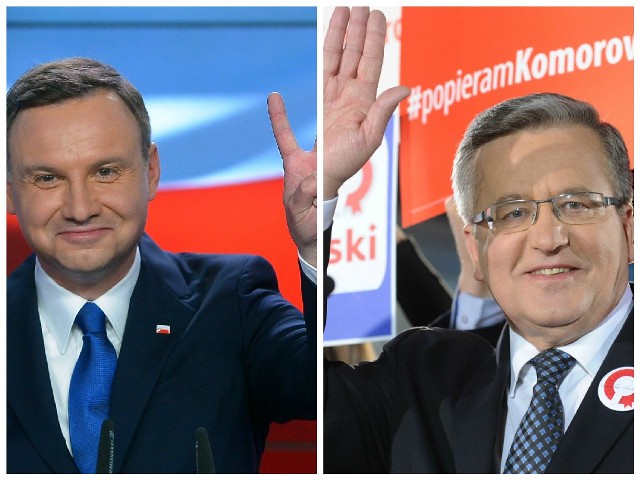 Andrzej Duda i Bronisław Komorowski.