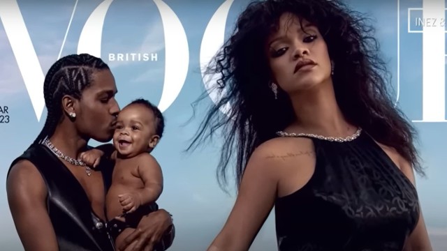Rihanna twarzą marcowej okładki Vogue. Towarzyszy jej partner i synek