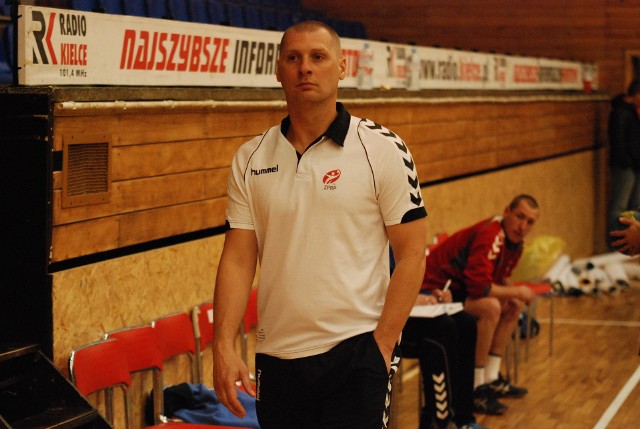 Podczas memoriału, drużyna trenera Adama Węgrzynowskiego (na zdjęciu) zmierzy się z ekipami z Kielc i Lublina