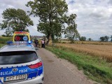 Ciężko ranną 12-latkę znaleziono w przydrożnym rowie. Obok dziewczynki leżał motocykl. Dziecko przewieziono do szpitala Matki Polki w Łodzi