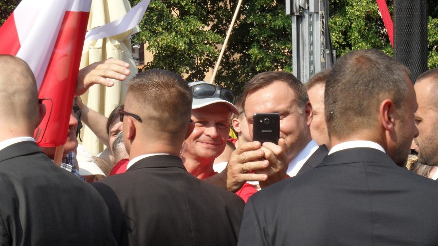 Prezydent Andrzej Duda w Tychach