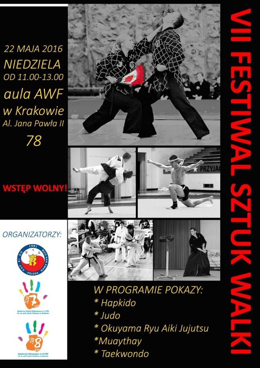 W niedzielę w Krakowie odbędzie się VII Festiwal Sztuk Walki